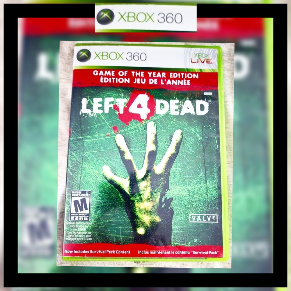 🎮 Left 4 Dead Game XBOX 360 🎮